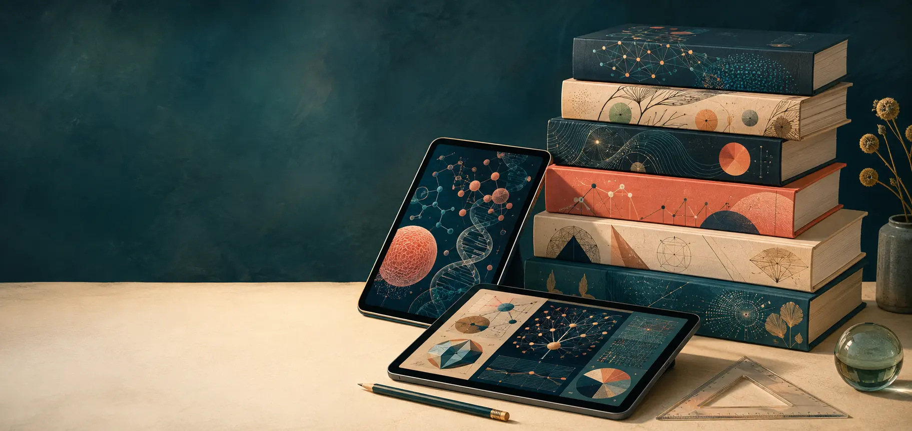 A visual shelf of Avid Thinking printed books
